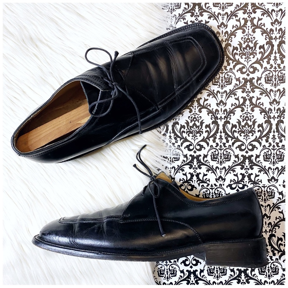 VINTAGE : Mercanti Fiorentini men’s size 11 : genuine leather oxford dress shoes